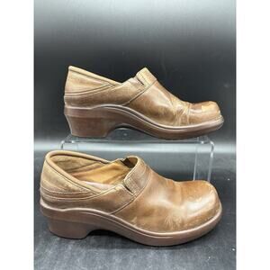 Ariat Women Shoe Santa Cruz Size Womens 7.5B Brown Nursing Comfort Clog 93946